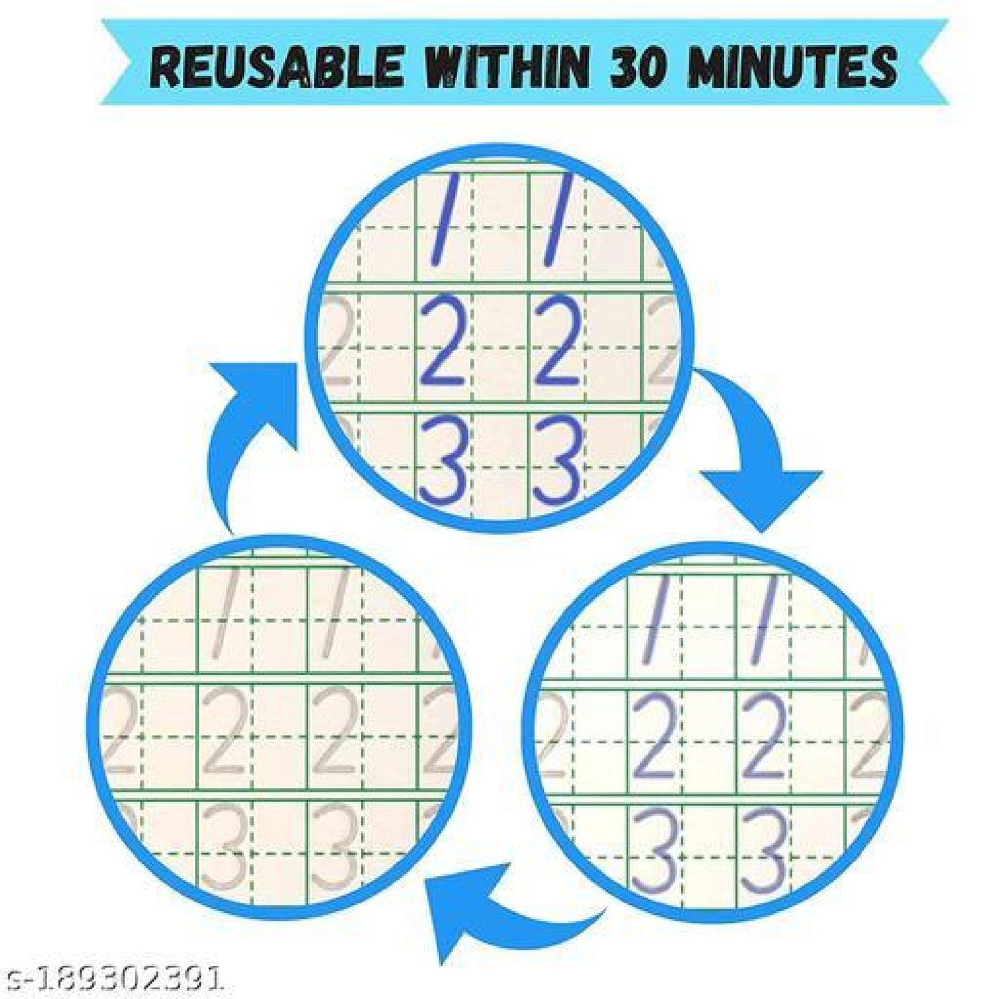 4 in 1  Reusable Magic Practice Copy Book
