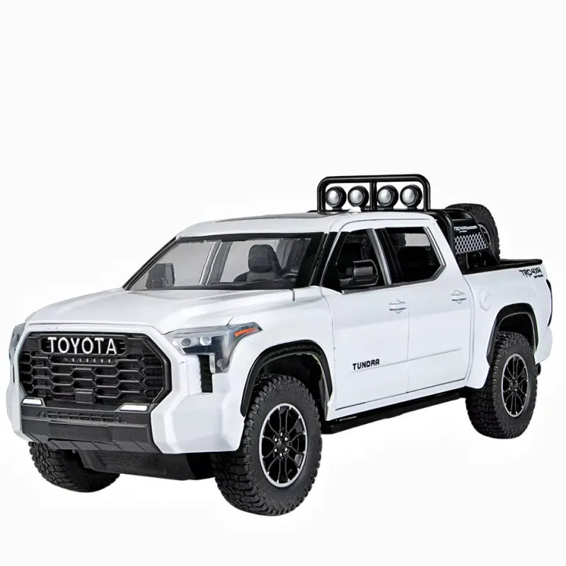 Premium 1:24 Toyota Tundra Metal Model Car – Sound, Lights & Pull-Back