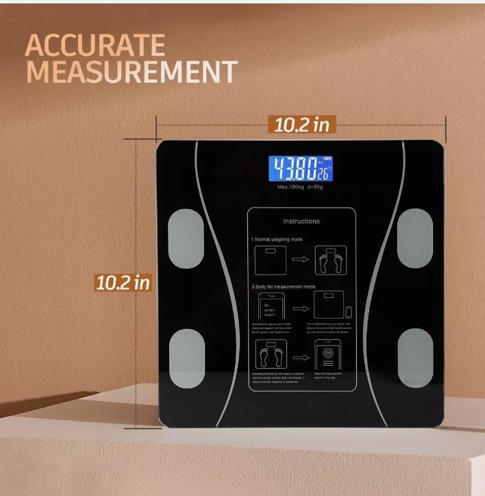 Escamas FitTrack Pro – Smart Bluetooth Body Analyzer Scale (ڈیجیٹل ترازو)