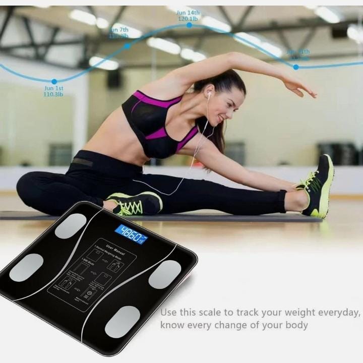 Escamas FitTrack Pro – Smart Bluetooth Body Analyzer Scale (ڈیجیٹل ترازو)