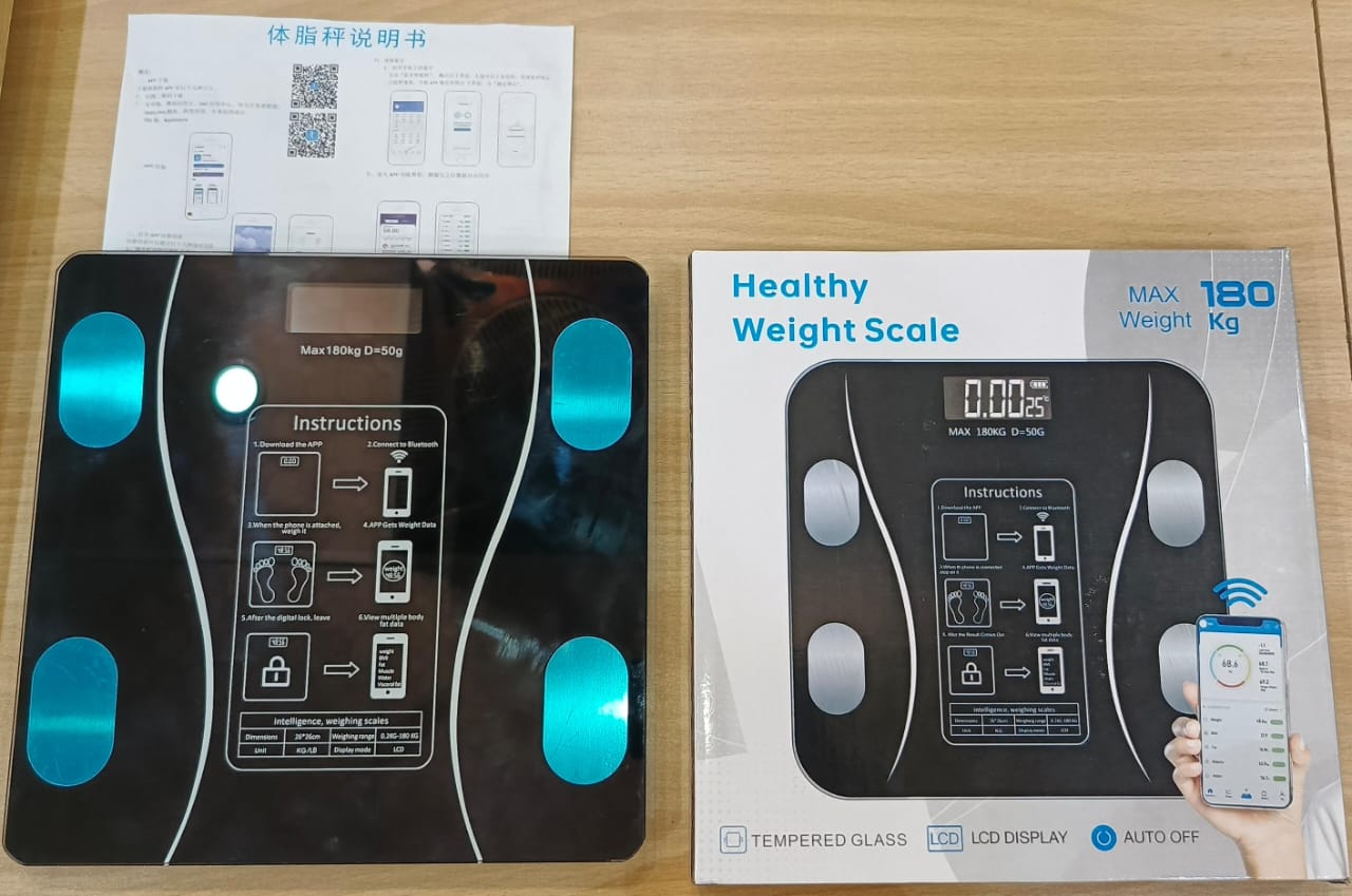 Escamas FitTrack Pro – Smart Bluetooth Body Analyzer Scale (ڈیجیٹل ترازو)