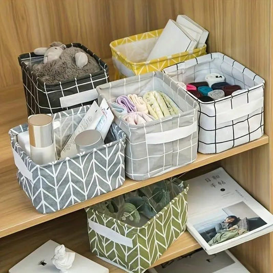 Set of 5 Mini Organiser Baskets – Fancy, Durable & Space-Saving