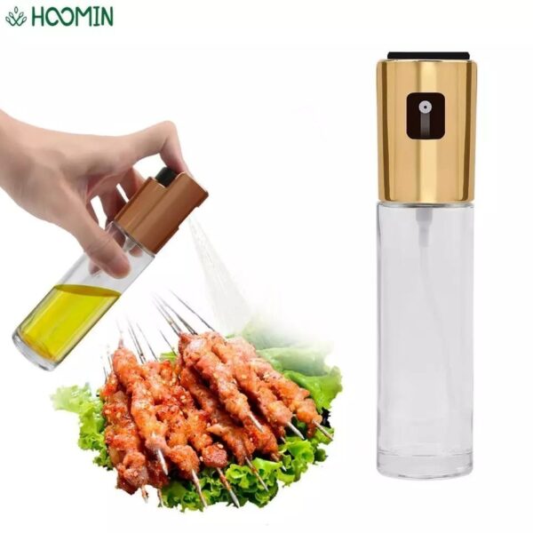 Plastic Glass Kitchen Cooking oil Spray Bottle 100 ML