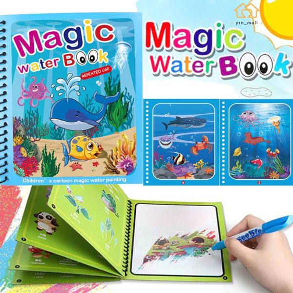 Magic Colouring Book with Water Pen